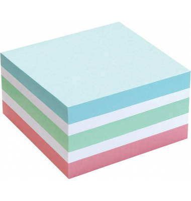 Haftnotizen 133333, 75x75mm, farbig sortiert, quadratisch