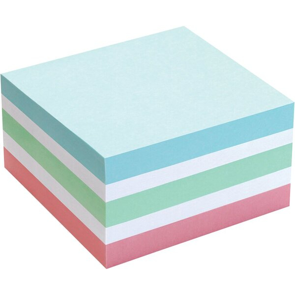 4016058056476 - Haftnotiz Würfel pastell 75x75mm FSC Quallität 4016058056476 Büroring