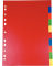 Register, A4, PP-Folie, 10-teilig, 2x5 Farben, 120 my