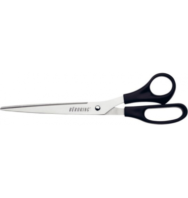 Büroring Büroschere 26cm Edelstahl, ergonom. Kunststoffgriff