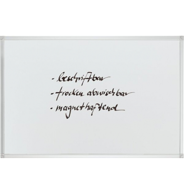 Whiteboard BRG651803, 60x45cm (BxH), lackiert, Aluminiumrahmen