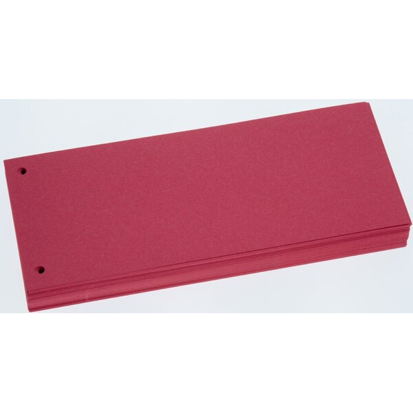 4016058083021 - Trennstreifen BRG660871 rot 190g gelocht 228x105cm  4016058083021 Büroring