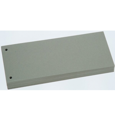 Trennstreifen BRG660875 grau 190g gelocht 22,8x10,5cm 