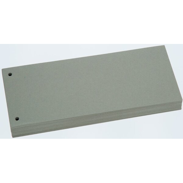 4016058083106 - Trennstreifen BRG660875 grau 190g gelocht 228x105cm  4016058083106 Büroring