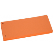 Trennstreifen BRG660876 orange 190g gelocht 22,8x10,5cm 