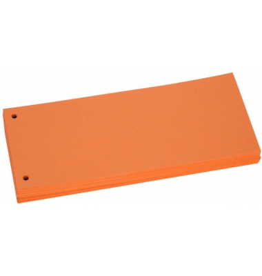 Trennstreifen BRG660876 orange 190g gelocht 22,8x10,5cm 