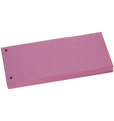 Trennstreifen BRG660878 rosa 190g gelocht 22,8x10,5cm 
