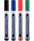 Flipchartmarker 223019, sortiert (schwarz, rot, blau, grün), 1,5-3mm 