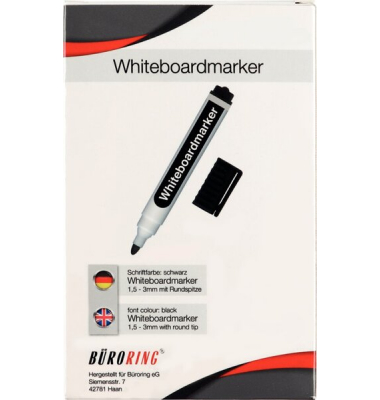 Boardmarker 223000, schwarz, 1,5-3mm 