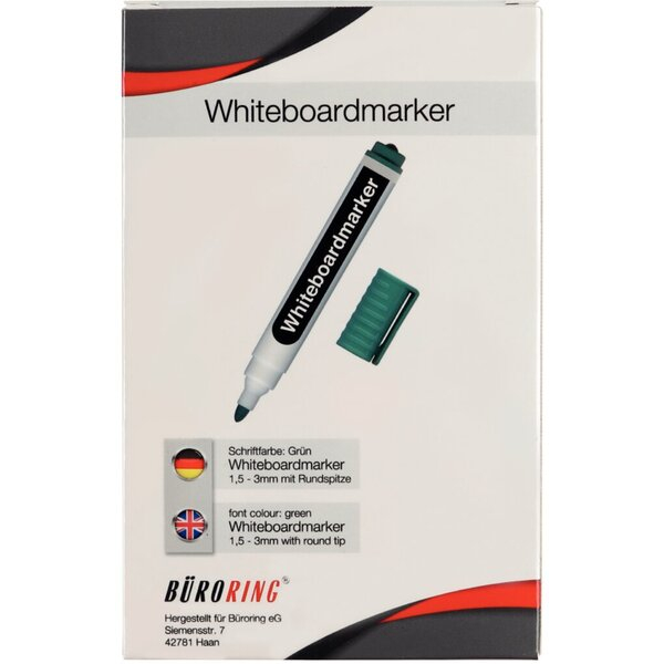 4016058242794 - Whiteboard Marker grün Rundspitze 15-3mm 4016058242794 Büror