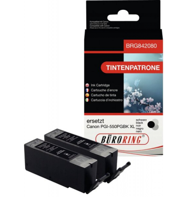 Tintenpatrone Doppelpack schwarz PIXMA iP7250, MG5450, MG5550, MG6350 Tintenpatrone Doppelpack schwarz PIXMA iP7250, MG5450, MG5550, MG6350