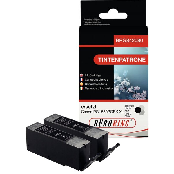 4016058500313 - Tintenpatrone Doppelpack schwarz PIXMA iP7250 MG5450 MG5550 MG6350 4016058500313 BRG842080