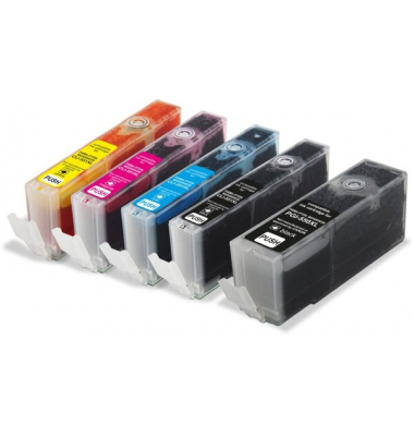 Multipack Tintenpatrone für Canon PIXMA iP7250, MG5450, MG5550,