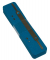 Heftstreifen kurz RC-Recycling mit Metalldeckleiste, blau