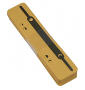 Heftstreifen BRG660624, Karton mit Metalldeckleiste, gelb