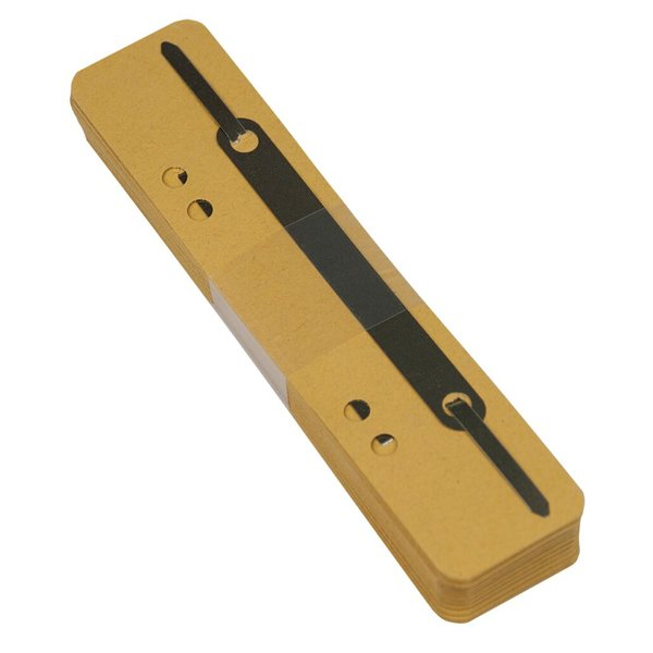 4016058660246 - Heftstreifen kurz RC-Recycling mit Metalldeckleiste gelb 4016058660246 BRG660624 200 Stück