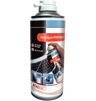 Büroring Druckgasspray zur Reinigung von Computern, Tastaturen, Druckern