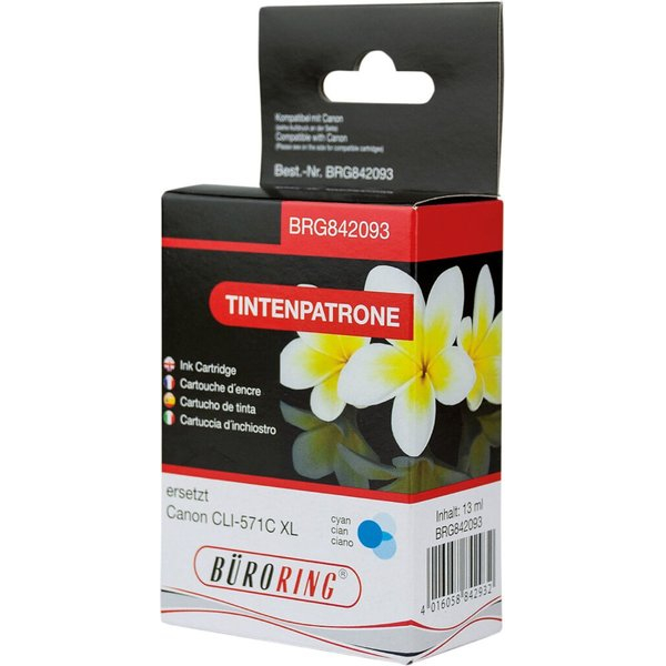 4016058842932 - Tintenpatrone cyan für Canon PIXMA MG5750 MG6850 MG7750 4016058842932 BRG842093