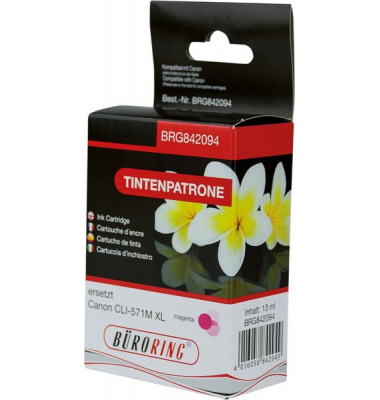 Tintenpatrone magenta für Canon, PIXMA MG5750, MG6850, MG7750,