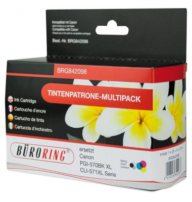Tintenpatrone Multipack für Canon PIXMA MG5750, MG6850,