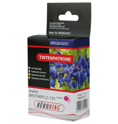 Tintenpatrone magenta für Brother, DCP-J132W, DCP-J152W, DCP-J172W,