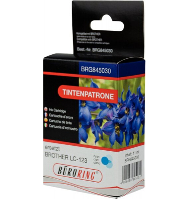 Tintenpatrone cyan für Brother, DCP-J132W, DCP-J152W, DCP-J172W,