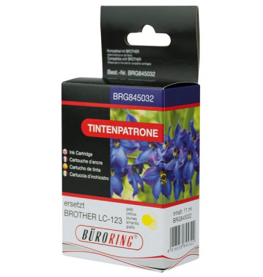 Tintenpatrone gelb für Brother, DCP-J132W, DCP-J152W, DCP-J172W,