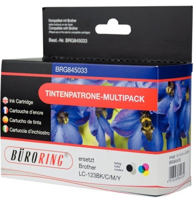 Druckerpatrone BRG845033 (kompatibel zu Brother), cyan/magenta/yellow, ca. 1000 Seiten