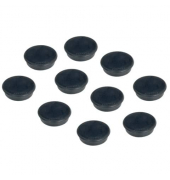 Haftmagnet Haftmagnet, HM10 10, Rund, 13mm &Oslash;, schwarz, 100g