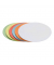 Moderationskarten UMZ111999, Ø 11x19cm, oval, 130g, farbig sortiert 