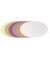 Moderationskarten UMZH111999, Ø 11x19cm, oval, 130g, farbig sortiert 