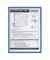Dokumentenhalter A3 blau magnetisch