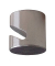 Haftmagnet HMN16, Rund mit Haken, 16mm &Oslash;, silber, 10500g