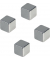 Neodym-Haftmagnete HMN1010 Würfel 10x10 (BxL) silber 3000g Haftkraft