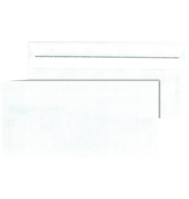 Briefumschlag 30005338, Din Lang, ohne Fenster, selbstklebend, 75g, weiß