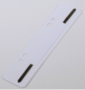 Heftstreifen 4411000015, 3,4x15cm (BxL), Recyclingkarton mit Pappdeckleiste, wei&szlig;