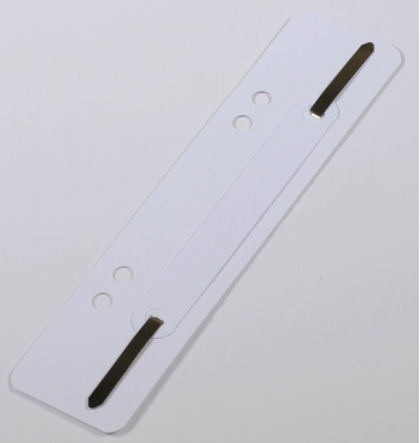 Heftstreifen 4411000015, 34x150mm, Recyclingkarton mit Pappdeckleiste, weiß