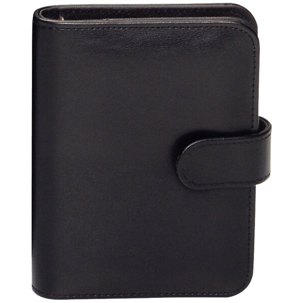 4021068175017 - Bind Systemplaner A7 Lederimitat sw ohne Kalender mit Druckknopf 4021068175017 17501-1