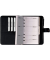 Bind Systemplaner A7 Lederimitat sw ohne Kalender, mit Druckknopf