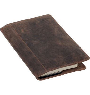 Ledereinband Perkins, DIN A5, Leder , Lesezeichen