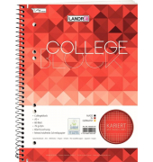Collegeblock 100050176 / kariert, A5+, 70g, weiß, 80 Blatt