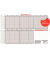 Urlaubsplaner 12-30, 15 Monate / 1 Seite, 985x600mm (HxB) (100x60cm), 2023, für 40 Mitarbeiter, 2026