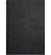 Buchkalender Manager-Timer 1Woche/2Seiten schwarz A4 2024