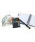 Taschenrechner, anzeigend, 8-stellig Solar und Batterieb, schwarz,