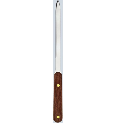 Brieföffner, brauner Holzgriff, 24,5 cm