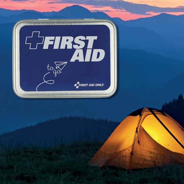 FIRST AID ONLY Erste-Hilfe-Tasche to go ohne DIN blau - Bürobedarf