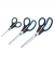 Scheren-Set Easy Grip schwarz/blau