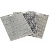 Drahtbinder&uuml;cken One Pitch 321270923, 2:1, 23 Ringe auf A4, silber, 12,7mm