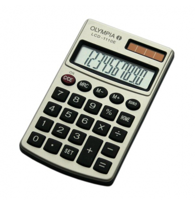 Klapprechner LCD-1110E, 1-zeiliges LC-Display mit 10 Stellen, Grund-