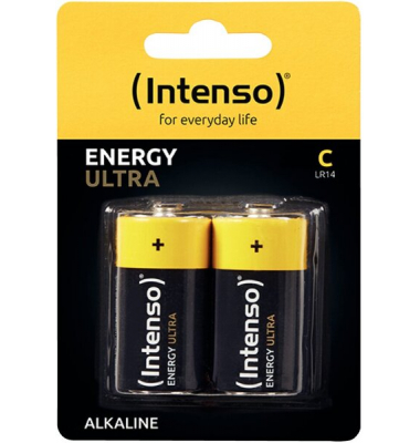 Batterie Energy Ultra C, LR14, Alkaline Mangnese, 8000 mAh, 1,5 V